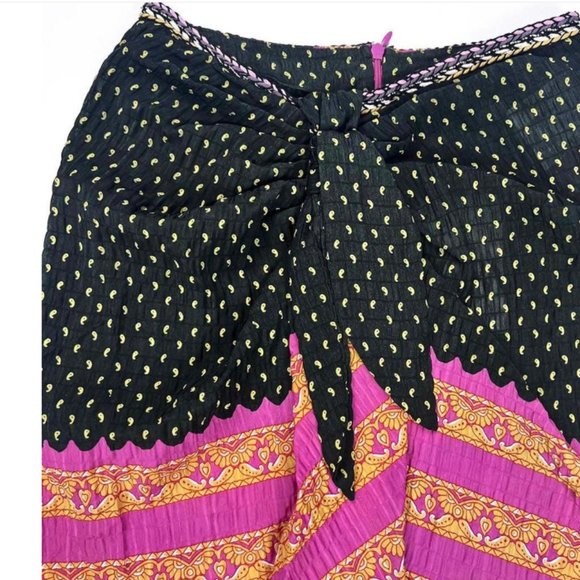 NEW Zara Sarong Style Boho Mini Skirt- Size M - Picture 8 of 15